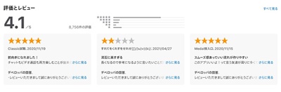 EAZYチャットアプリの口コミ