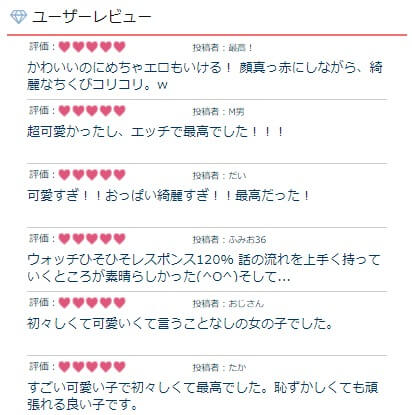 ジュエルライブの口コミ