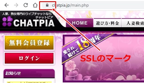 チャットピアの安全性