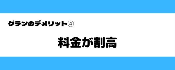 グランのデメリット-4